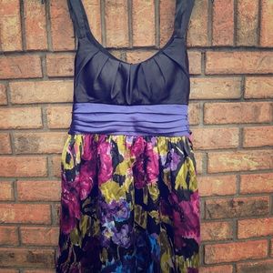 Floral Dress City Triangles